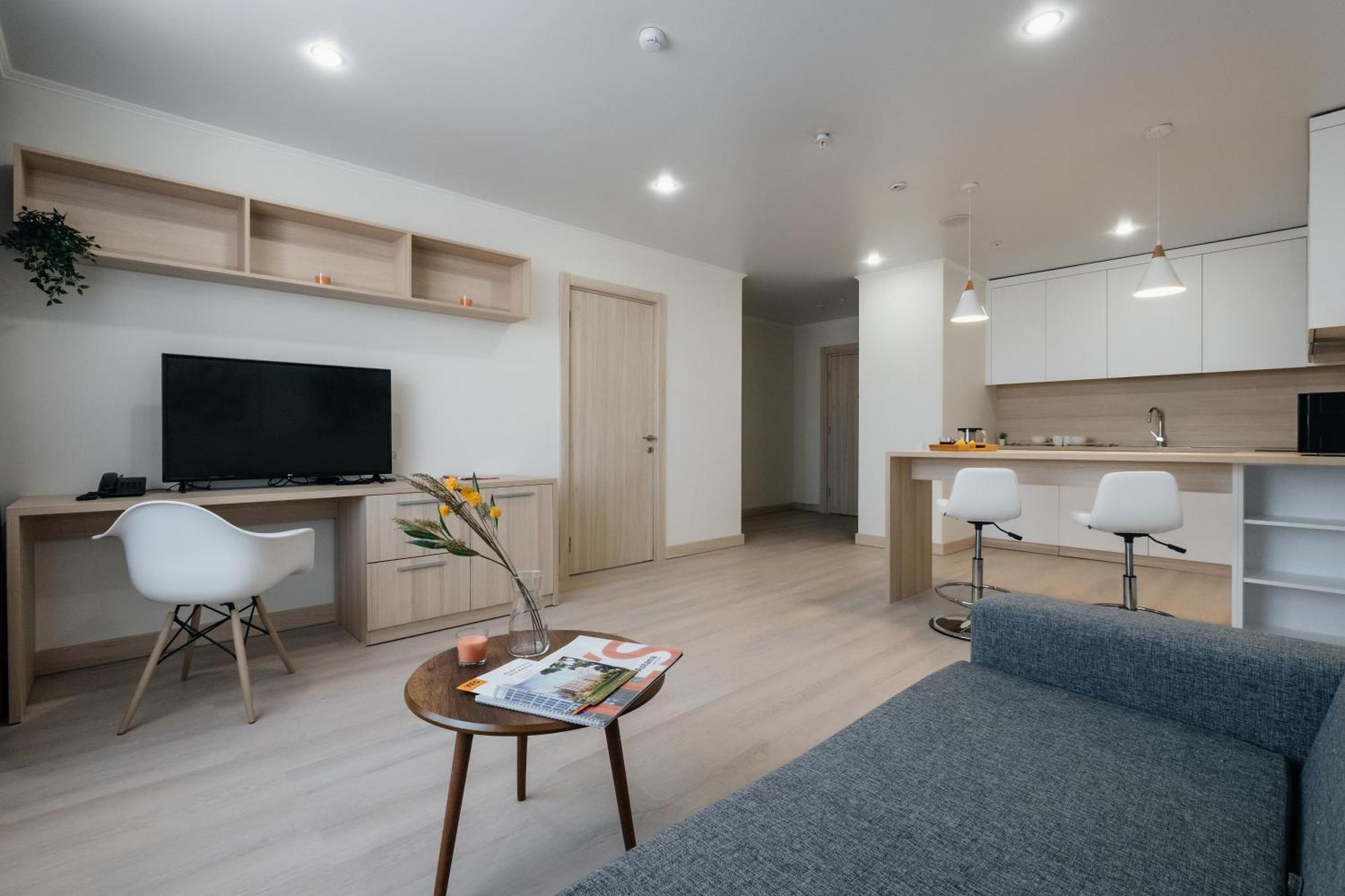 Ye'S Астана Aparthotel Buitenkant foto